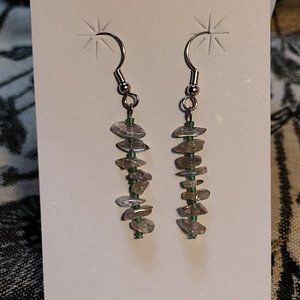 🖐 Labradorite Wire Earrings